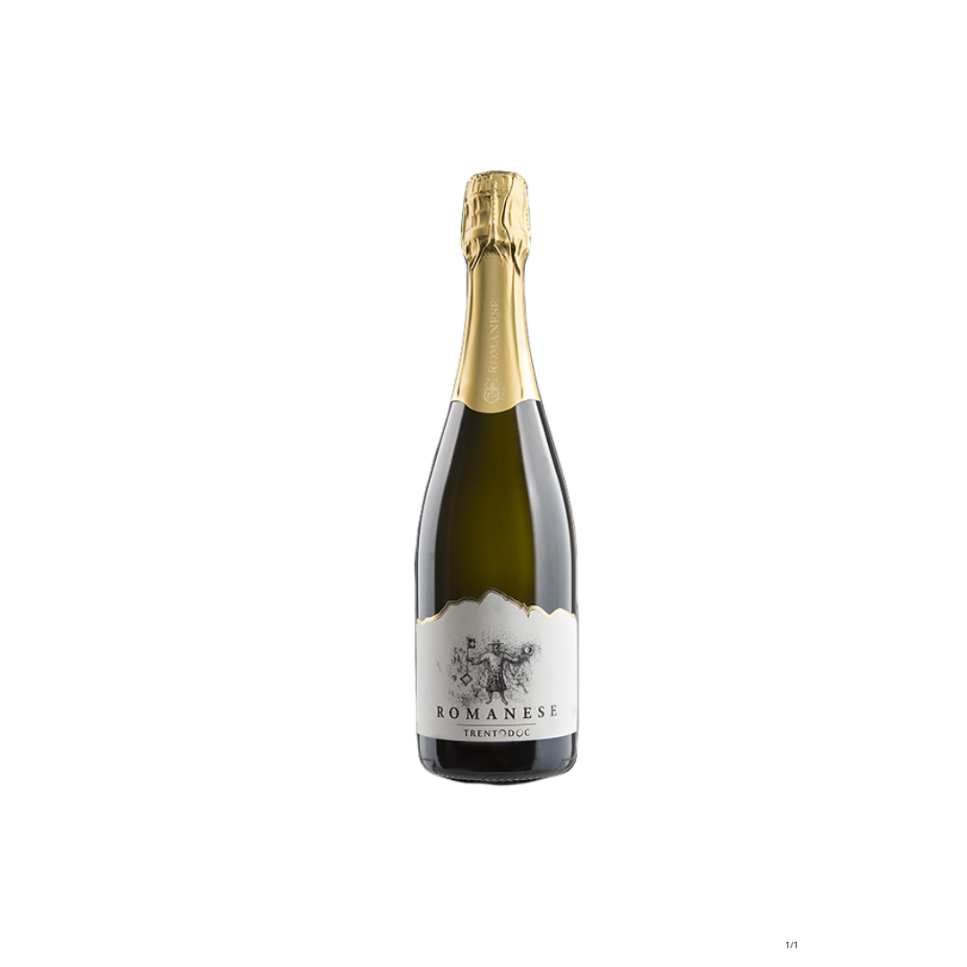 Trentodoc Brut Romanese Riserva 2019 - Een verfijnde Italiaanse mousserende wijn van Cantina Romanese, perfect voor elke gelegenheid
